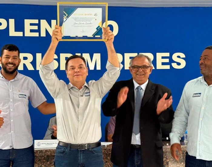 Botelho recebe Título de Cidadão Figueiropolense em reconhecimento aos serviços prestados