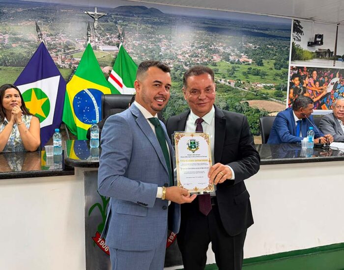 Santo Antônio de Leverger concede Título de Cidadão Santo-antoniense ao deputado Eduardo Botelho