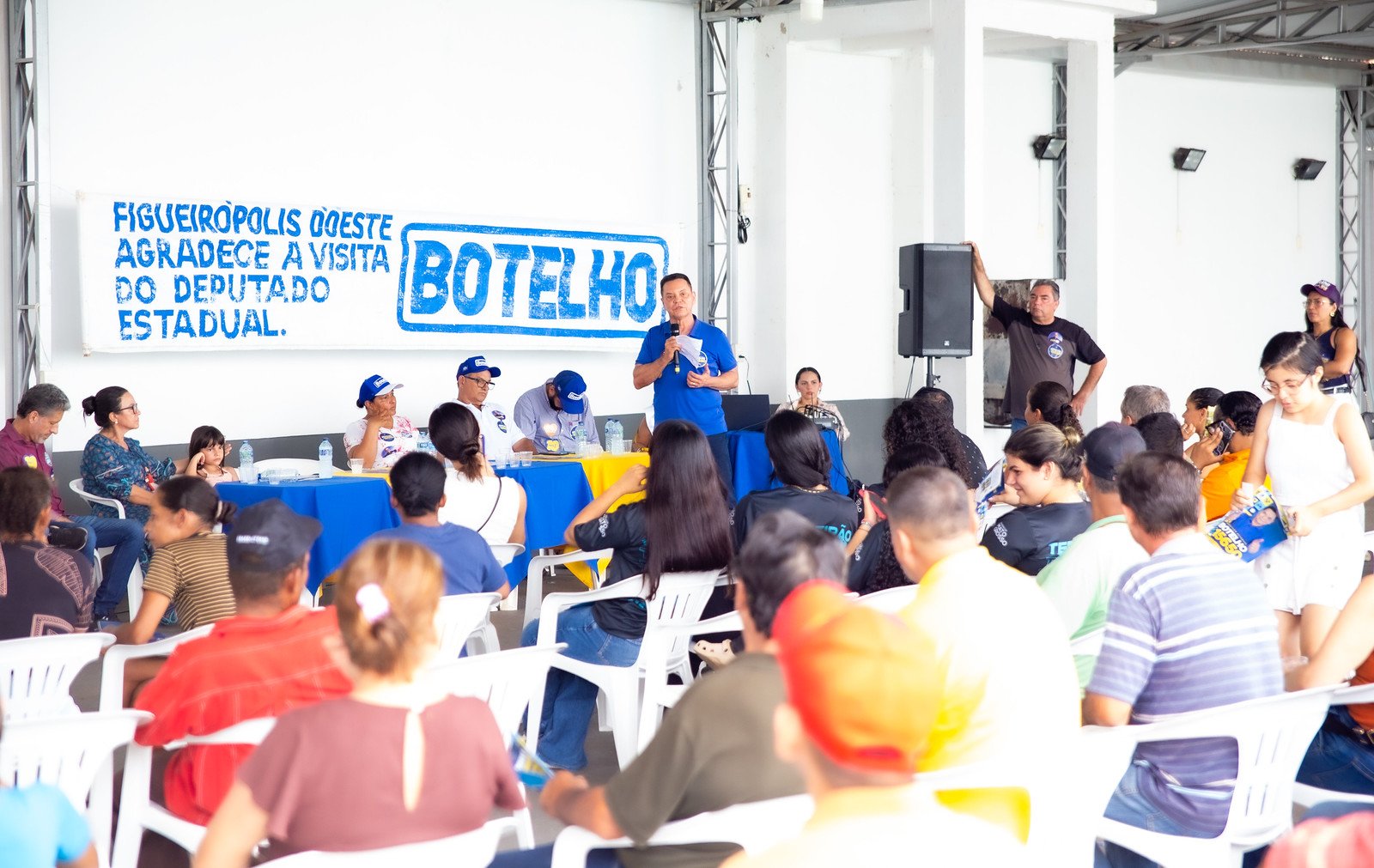 Botelho recebe apoio em Figueirópolis e assume compromisso pela estrada até a BR-174